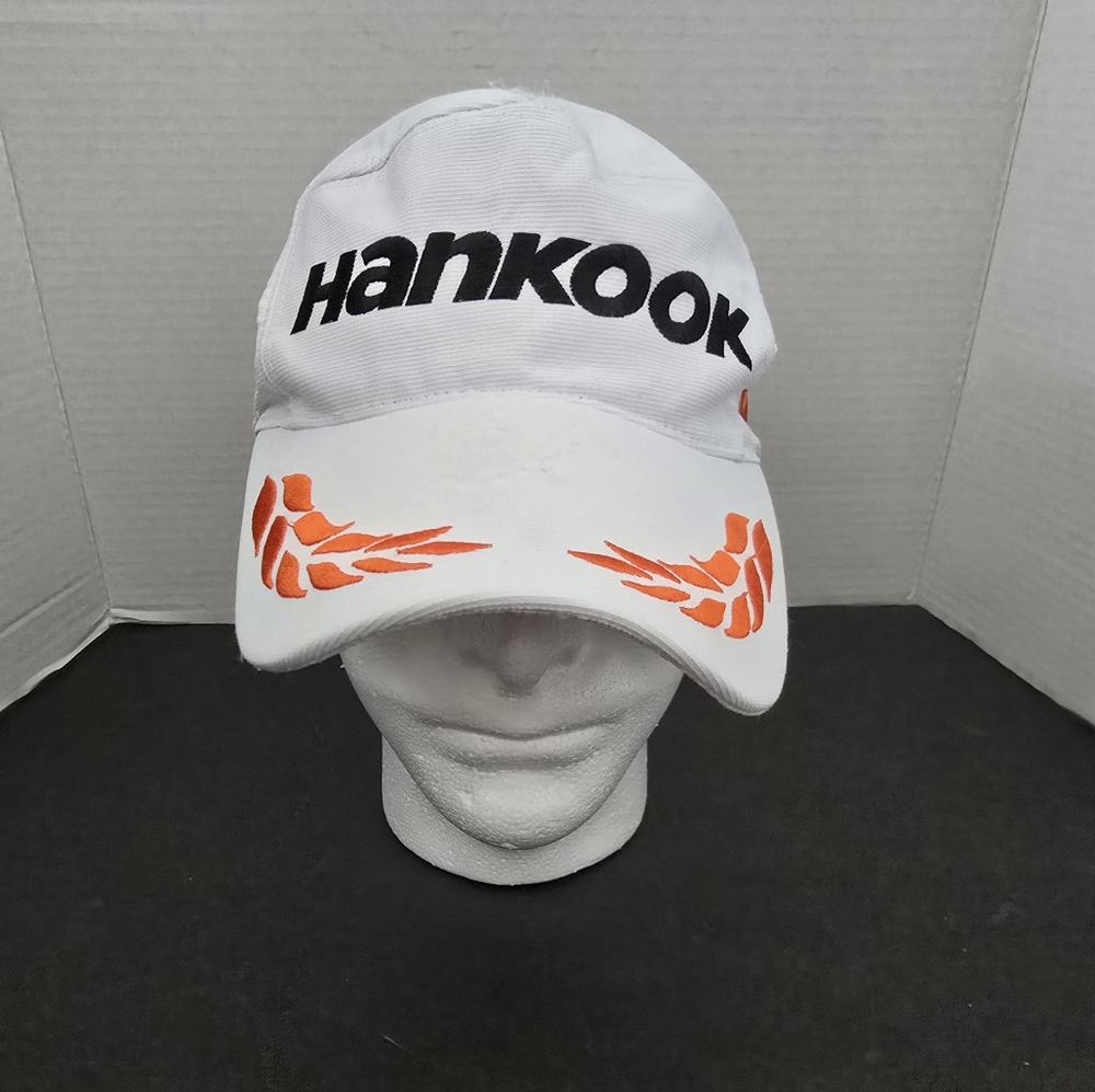 Hankook White and Orange Cap